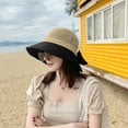 thumbnail image 1 of Chapeau de Paille pour Femme (Noir), 1 of 4