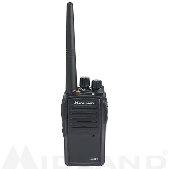 Midland – MB400 - Business Two-Way Radio  Easy to Program Long-Range 16 Channels - IP67 Waterproof