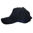 thumbnail image 2 of Delta Upsilon Fraternity Baseball Cap - Brushed Cotton 5-Panel Black Hat, Adjustable Size, Embroidered Greek Letters and Fraternity Name in Print, 2 of 4