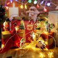 thumbnail image 3 of Guirnalda de luces LED navideñas de 10 pies y 20 luces LED cálidas para interiores, decoraciones navideñas de muñeco de nieve de Papá Noel, 3 of 4