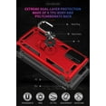 thumbnail image 3 of Note 20 Case,Samsung Note 20 Case, Military Grade Protective Galaxy Note 20 Cases Cover with Ring Car Mount Kickstand for Samsung Galaxy Note 20/Note 20 5G - Red, 3 of 12