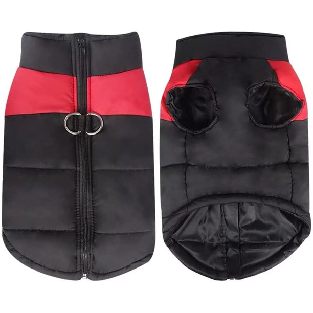Abrigo impermeable para perros de invierno, chaqueta térmica ropa para mascotas, chaleco para perros pequeños y medianos, chaleco para perros pequeños y medianos, algodón en otoño y clima frío 4xl Zefei Wu 9024735017820