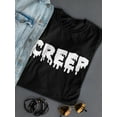 thumbnail image 3 of Creep Live Your Lifestyle Women Black T-Shirt, Female Large, 3 of 4