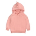 thumbnail image 3 of Gerichy Toddler Baby Boy Clothes Fall Winter Outfit, Baby Boys Outfit 2PCS Toddler Kids Babys Girls Boys Spring Winter Solid Warm Thick Long Sleeve Pants Hooded Hoodie Sweatshirt Set Outfits, 3 of 5