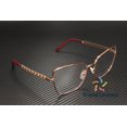 thumbnail image 3 of Eyeglasses Dolce & Gabbana DG 1346 1333 Pink Gold/Matte Bordeaux, 3 of 5