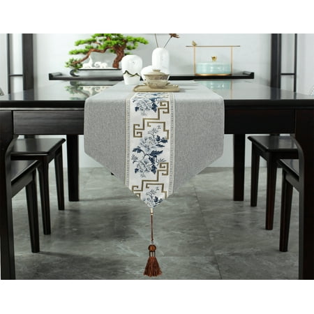 

Boho Table Runner with Tassels Table Runner Farmhouse Style for Boho Table Runner with Tassels Table Runner Farmhouse Style for Holiday Birthday Party Dining Decorations 13.2 x 40 Inch Light Gray