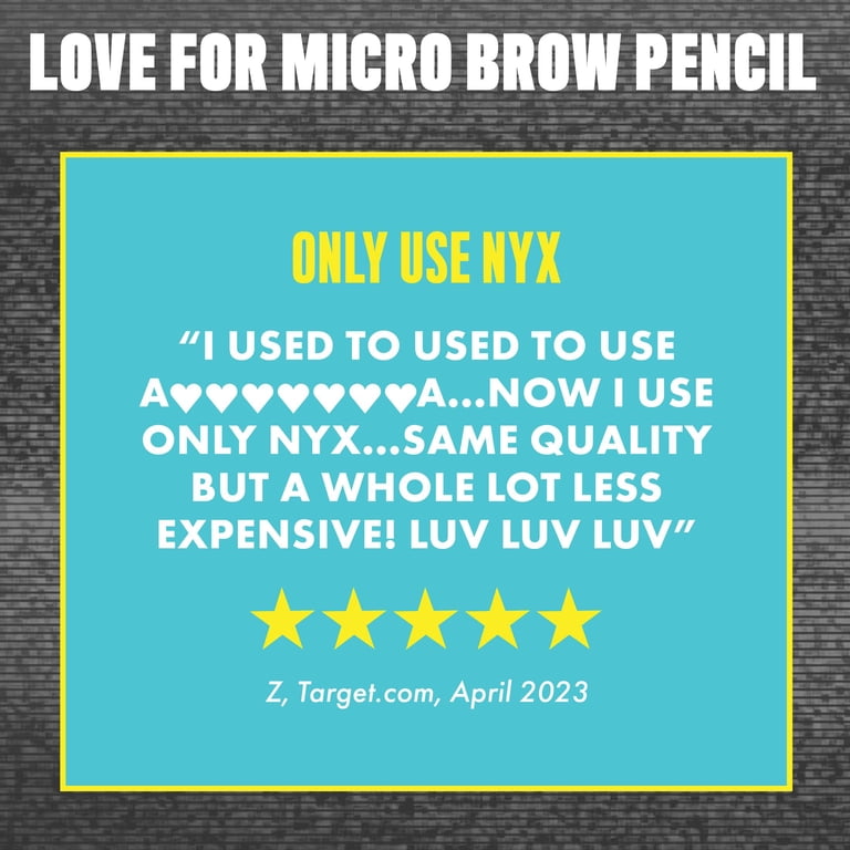 NYX Professional Makeup Micro Brow Pencil, Black photo 8
