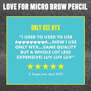 NYX Professional Makeup Micro, Vegan Eyebrow Pencil, Ash Brown, 0.003 oz