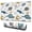 Colorful Dinosaurs Eggs-2, variant on Long Mouse Pads for Desk,Colorful Dinosaurs Floral Motifs Pattern Desk Mats on Top Of Desks, Desk Mouse Pad Extra Large with 3mm Non-Slip Base and Stitched Edge for Gaming,Office,Work,Home 31.5"x11.8"
