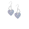 thumbnail image 2 of Delight Jewelry Acrylic Small Hologram Heart Open Heart French Earrings, 2 of 4
