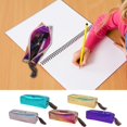 thumbnail image 2 of Kyusrd Holographic Laser Transparent Pencil Case,Large Capacity Zipper Stationery Bag with Tassel Decoration,Stylish Organizer, 2 of 2