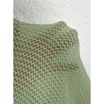 thumbnail image 5 of Women's Crochet Knit Cardigan Tie Front Long Sleeve Cropped Casual Sweater, 5 of 6