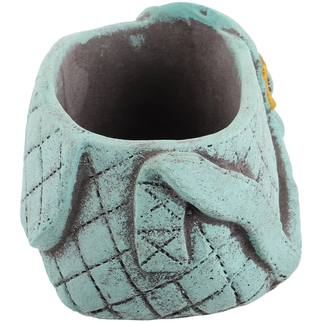 IFANLANDOR Plant Pot Cement Indoor Plant Pot For Home Office Desk Decoration 1Set
