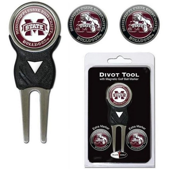 Team Golf 24845 Mississippi State University Divot Tool Pack with Signature tool