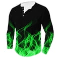 thumbnail image 1 of Blusas y camisas de manga larga con cuello redondo para hombre, estilo casual, cuello redondo, estampado, para fitness, deportes, manga larga, blusa de poliéster., 1 of 4
