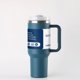 thumbnail image 1 of Vaso INNOTECHSC de 40 oz con Asa y Tapa con Pajita | Vaso Aislado, Botella de Agua Reutilizable de Acero Inoxidable, Taza de Viaje, Portavasos, Apto para el Hogar, la Oficina O el Automóvil, 1 of 5