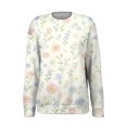thumbnail image 4 of kaondbfi Hoodless Sweatshirts for Pretty Women Casual Printed Fashion Long Sleeve Crewneck Sweatshirt Womens Summer Fall Fashion Tops, 4 of 5
