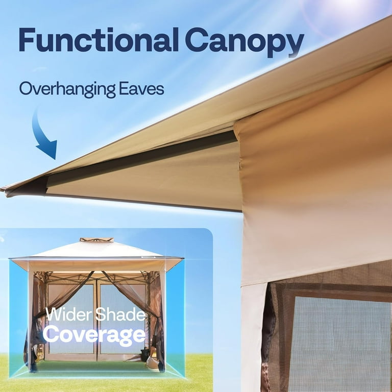 Popopoページ SPECSTAR Pop Up Gazebo 10x10ft Outdoor Canopy Tent with