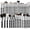 42Pcs Matte Pearl Black, variant on Pro makeup Artist 34 count Deluxe Real Goat Hair Horse hair Makeup Brushes Set with Holder High End Professional labeled makeup brush set with Pony Hair