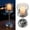 B, variant on Sliver Hurricane Candle Holders - Tall Candlestick Holders Windproof Taper Candle Holders, Metal Stand For Table Centerpiece Outdoor Indoor Wedding Party Holiday Decor Hurricane Candle Holder