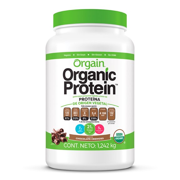 Proteína Orgánica Vegetal Orgain Organic Protein 1242 KG CHOCOLATE CREMOSO
