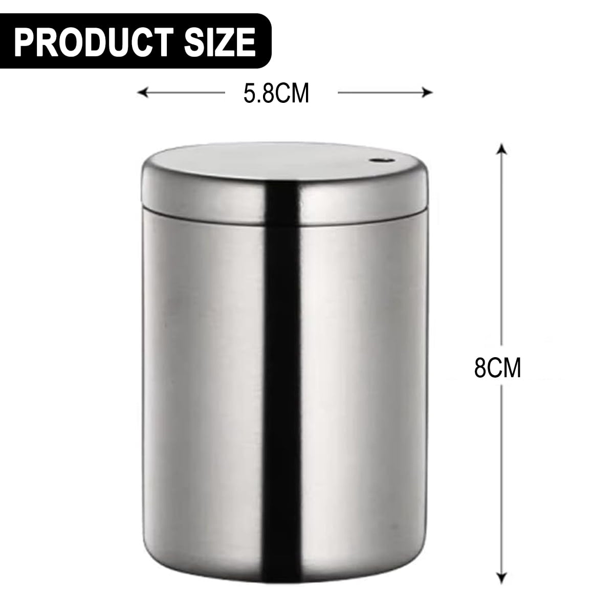 Porte-cure-dents En Acier Inoxydable - Distribueur Pratique, 5,5x8 Cm, 4 Couleurs