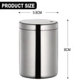thumbnail image 2 of Almacenamiento higiénico para la cocina del hogar, dispensador de palillos de acero inoxidable, no tóxico, sin BPA, estuche reutilizable, limpio y seco para un acceso cómodo, 8 cm de altura, 2 of 6