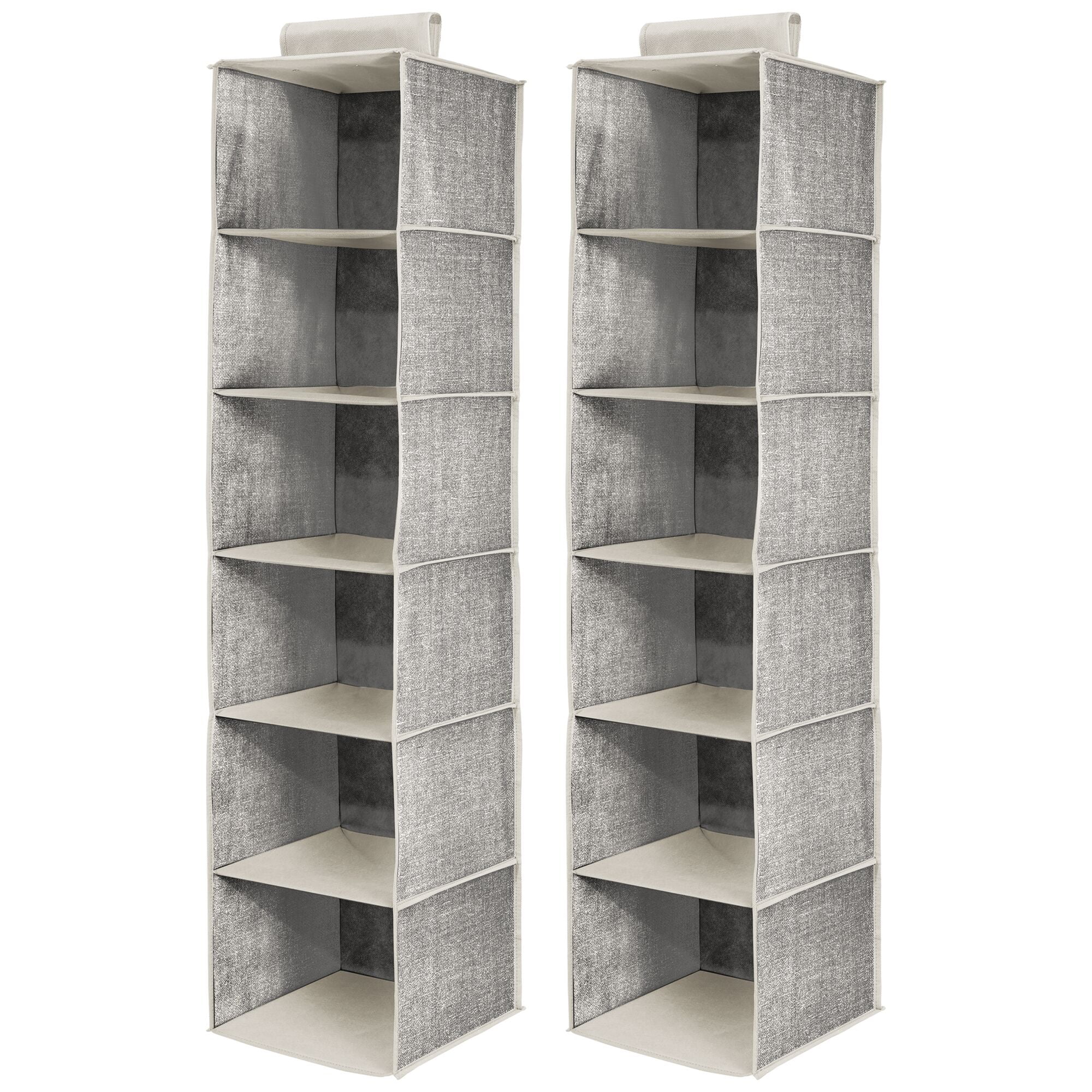 Lawhon 6 Tiers Hanging Organizer Rebrilliant Color: Gray