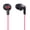 Matte Black/Red, variant on Panasonic ErgoFit Earphones, Neodymium Drivers, (Blue), RP-HJE120-APT
