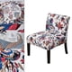 thumbnail image 3 of Funda para silla sin brazos para sillas sin brazos lavables Funda extraíble para silla sin brazos de muebles para silla decorativa Multicolor Macarena Cubierta de sillas sin brazos, 3 of 8