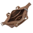 thumbnail image 4 of Wrangler Tooled Aztec Small Crossbody Handbag for Women Stylish Handle Bag Designer Top-Handle Crossbody Bags, Brown, 4 of 7
