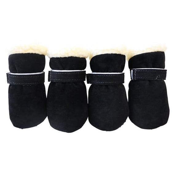YongCo Thick Warm Windproof Winter Pet Dog Shoes Anti-slip Snow Booties Footwear for Small Dogs Puppys Cats Dogs Paws Care Shoe