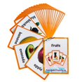 thumbnail image 1 of Lilias Fruits Tarjetas Flash Juguetes De Aprendizaje para Niños Pequeños Juguetes De Aprendizaje Preescolar Suministros De Educación En El Hogar Suministros De Aprendizaje para Jardín De Infantes 4.3, 1 of 4
