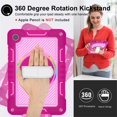 thumbnail image 4 of Xyhop Case for Samsung Galaxy Tab A9+ 11-inch 2023,Rotating Stand with Hand Shoulder Strap, 4 of 9