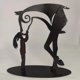 thumbnail image 4 of Caballo Rústico, Estatua Moderna, Arte De Metal, Estatua De Caballo Resistente Al Agua Para El Hogar, Estante De Libros, Chimenea, Decoración De Escritorio De Oficina Eigraketly HA041330-01, 4 of 6