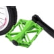 thumbnail image 2 of Pedales de aluminio, 1 par de pedales de aluminio duraderos, plataforma plana antideslizante, pedal de bicicleta MTB para bicicleta de montaña y carretera(verde), 2 of 5
