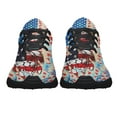 thumbnail image 5 of Turtle American flag Shoes Sneakers for Women Men Black Size 4.5, 5 of 7