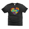 thumbnail image 2 of Autism Puzzle Tee Awareness Shirt, Support Tee, Puzzle Pride Shirt, Awareness Shirt (XX-Large Grey), 2 of 6