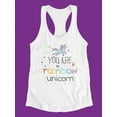 thumbnail image 3 of My Rainbow Unicorn  Tank Women -Image by Shutterstock, Female Small, 3 of 4