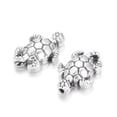 thumbnail image 2 of Tibetan Style Alloy Beads Tortoise Cadmium Free & Nickel Free & Lead Free Antique Silver 12.5x9x4mm Hole: 1mm about 1049pcs/1000g, 2 of 3