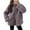 Purple, variant on BLTIBY Womens Sherpa Jacket Winter Fall Casual Fashion Long Sleeve Button Padded Loose Coats Fuzzy Fleece Outwears with Pocket Beige XXL