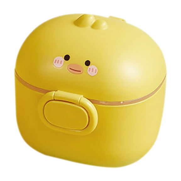 PAMINGONO 1Set Milk Powder Dispensers for Outings with Sealed Design in Yellow