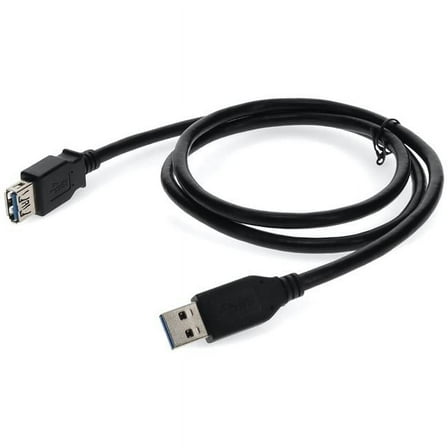 15 ft. USB 3.0 A Male To Female Cable, Black