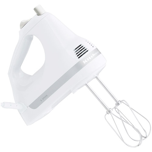 KitchenAid 5Speed Hand Mixer, White BrickSeek