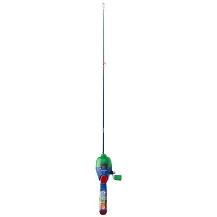 Kid Casters PJ Masks Fiberglass Spincast Combo Fishing Pole and Reel