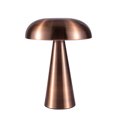 thumbnail image 1 of Lampe de table DEL Sans Fil rechargeable - Or Rose - 21 cm - Lampe de table Décorative - Lampe de table pour Chambre - Écran Tactile - à Intensité Réglable, 1 of 5