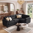thumbnail image 5 of Bonzy Home Modular Sectional Sofa, L‑Shaped Couch, Ultra‑Comfort Seating – Configurable for Living Room & Family Room, Charcoal, 5 of 8