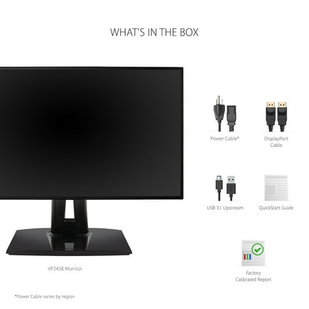 ViewSonic - 24" IPS LED FHD Monitor (DisplayPort, HDMI, VGA) - Black