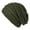 Green, variant on Unisex Winter Hat Thick Knit Windproof Keep Warm Ear Protection Headwear Brimless Elastic Baggy Cap Outdoor School Ski Beanie