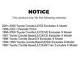 thumbnail image 2 of Transit Auto Front Complete Suspension Shocks Strut and Coil Spring Mount Assemblies Kit for Car Toyota Corolla Chevrolet Prizm - Left Right Side (Driver Passenger) K78A-100089, 2 of 2